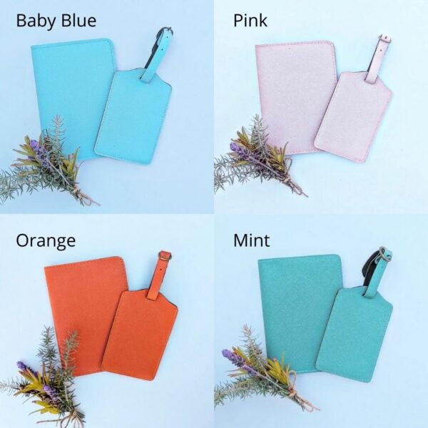 Passport Holder & Luggage Tag Set (Gift Set) - Image 8