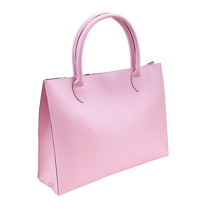 Pink Flamingo Urban Walker Shopping Bag - Embossed - Fernworks